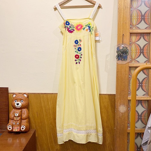 Vintage Hand Embroidery Dress