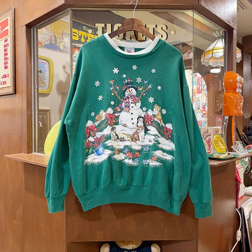 Vintage Christmas Sweatshirt USA