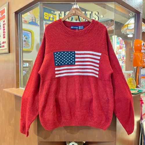 Vintage USA Flag Sweater