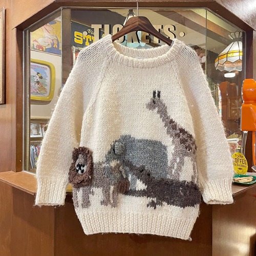 Vintage Animal Sweater
