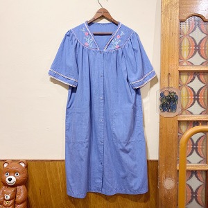 Vintage Blue House Dress
