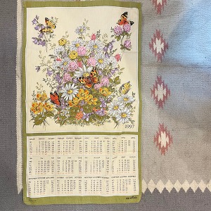 Vintage Fabric Calendar