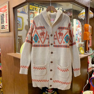 Vintage Sweater Long Cardigan