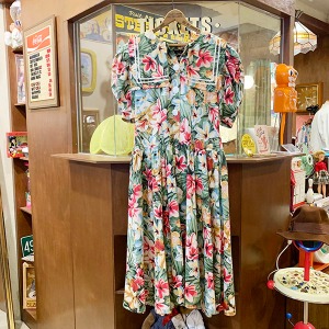 Vintage Floral Sailor Dress USA