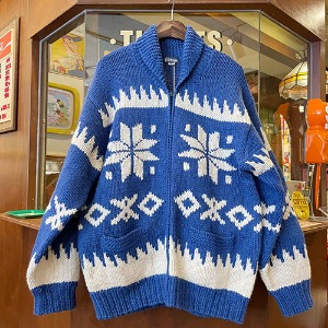 Vintage Sweater Zip Up Cardigan