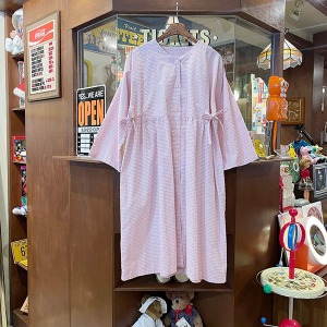 Vintage Pink Check Dress