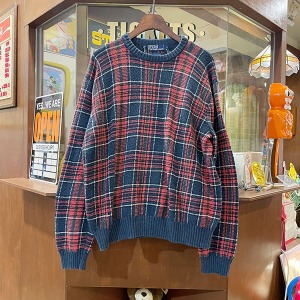 Vintage Polo Check Sweater