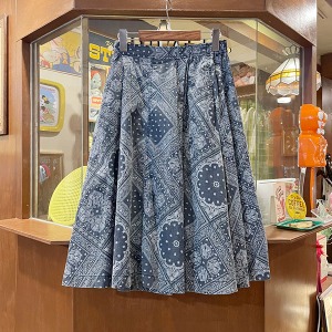 Vintage Paisley Pattern Skirt